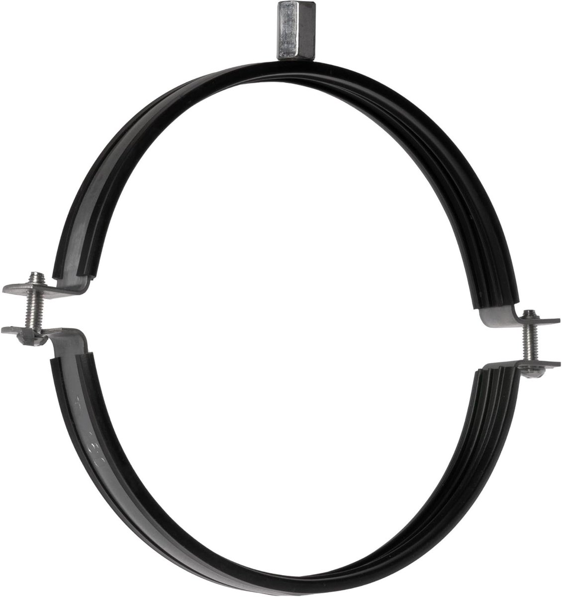 Ø 160 mm tube clamp winding tube with rubber seal - metal holder tube holder - ShopVlot