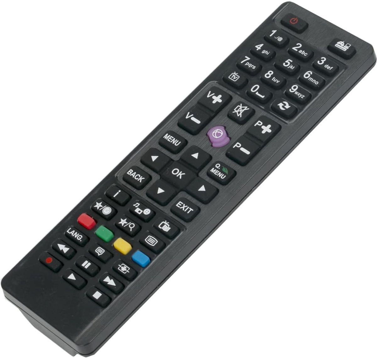 AULCMEET RC4849 RC4870 RC4875 Replacement Remote Control Compatible with Telefunken 4K OLED Smart TV FIN19DVDBK - ShopVlot