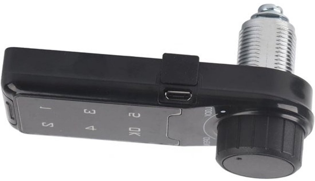 Elektronisch touch-toetsenbord keyless wachtwoordkabinet locker - Digitale codecombinatie smart security voor lade gym spaikes safe box schuiflade - Zwart