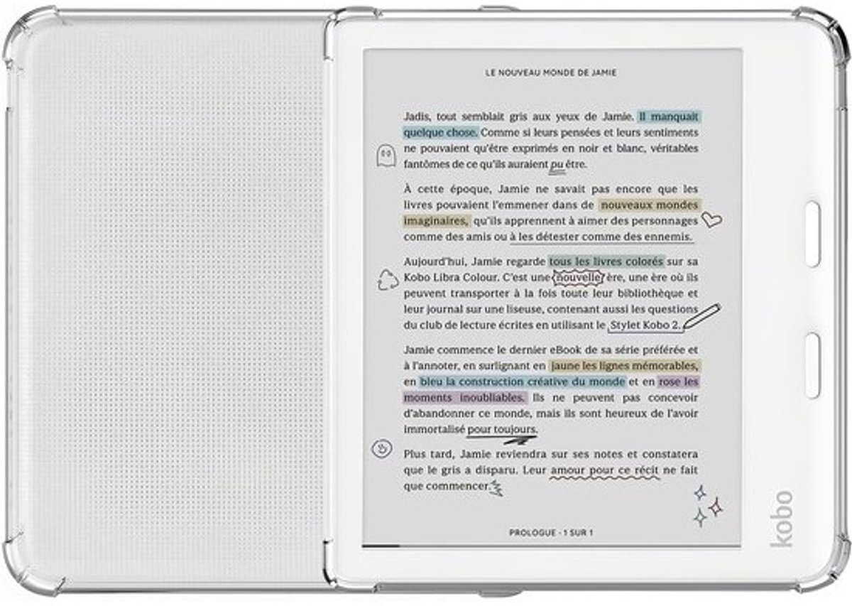 Hoes voor 7 inch e-reader - Met versterkte hoeken