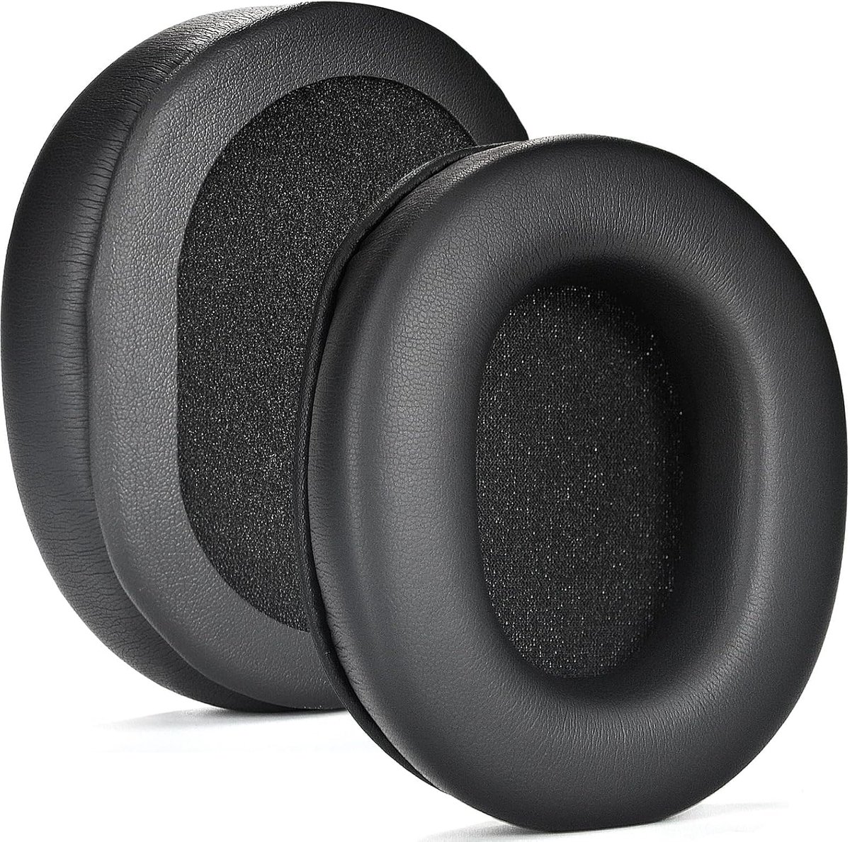 Replacement Ear Pads Compatible with ATH M50X Headphones, Soft Protien Leather (Black) - ShopVlot
