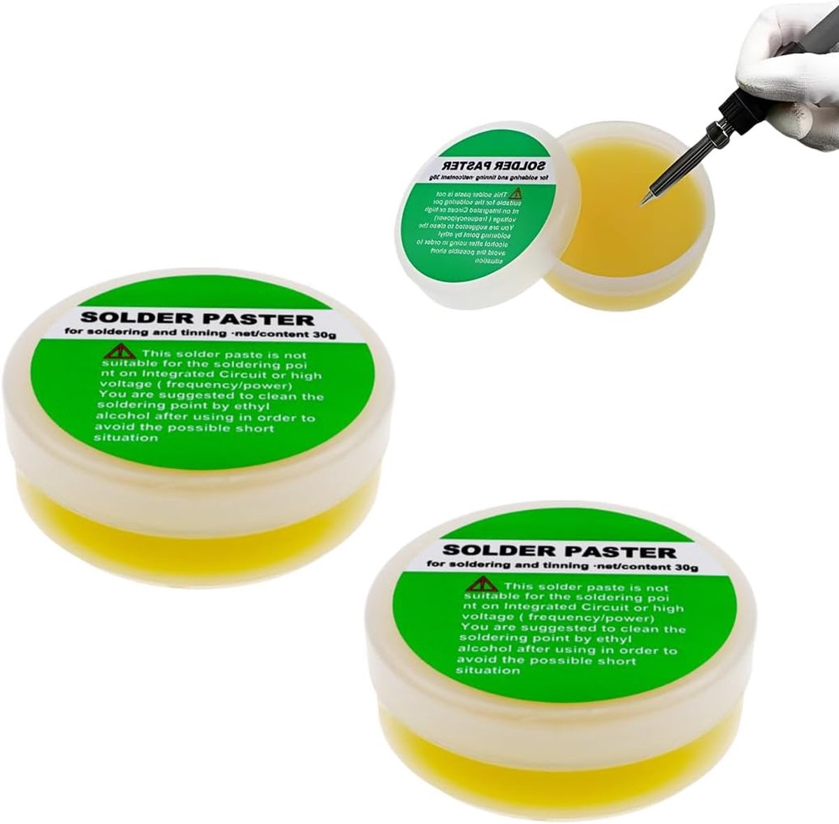 Soldeerpasta 2 dozen - hoge activiteit - uitstekende hechting - voor precisielassen - SnelShoppen