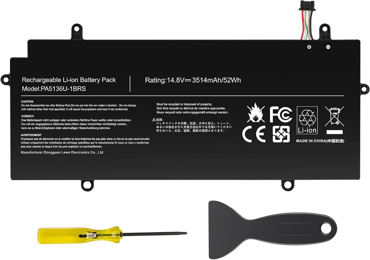 ASUNCELL 14.8V/52Wh PA5136U-1BRS Laptop Battery for Toshiba Portege Z30 Z30-A Z30-B Series Z30-A1301 Z30-AK01S - ShopVlot