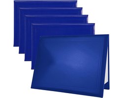 GraduatePro Certificate Holder A4 Diploma Cover Document Padded Graduation University Paper Smooth Royal 5pcs - ShopVlot
