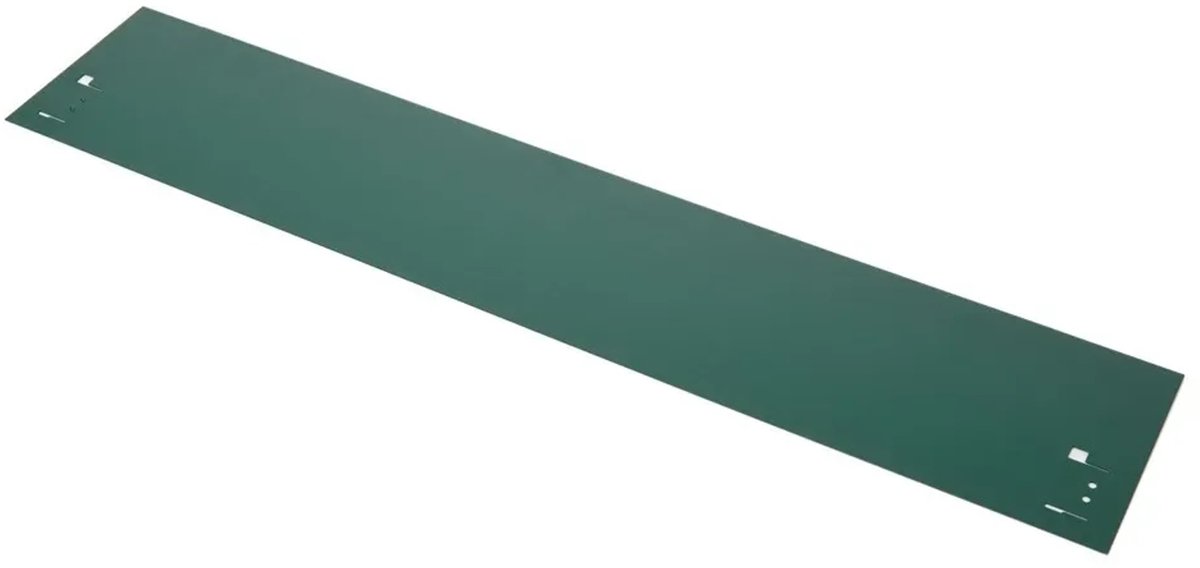 Borderrand metaal Hoogte 13.5 cm Lengte 120 cm 5 stuks | Gazonrand | Kantopsluiting, groen