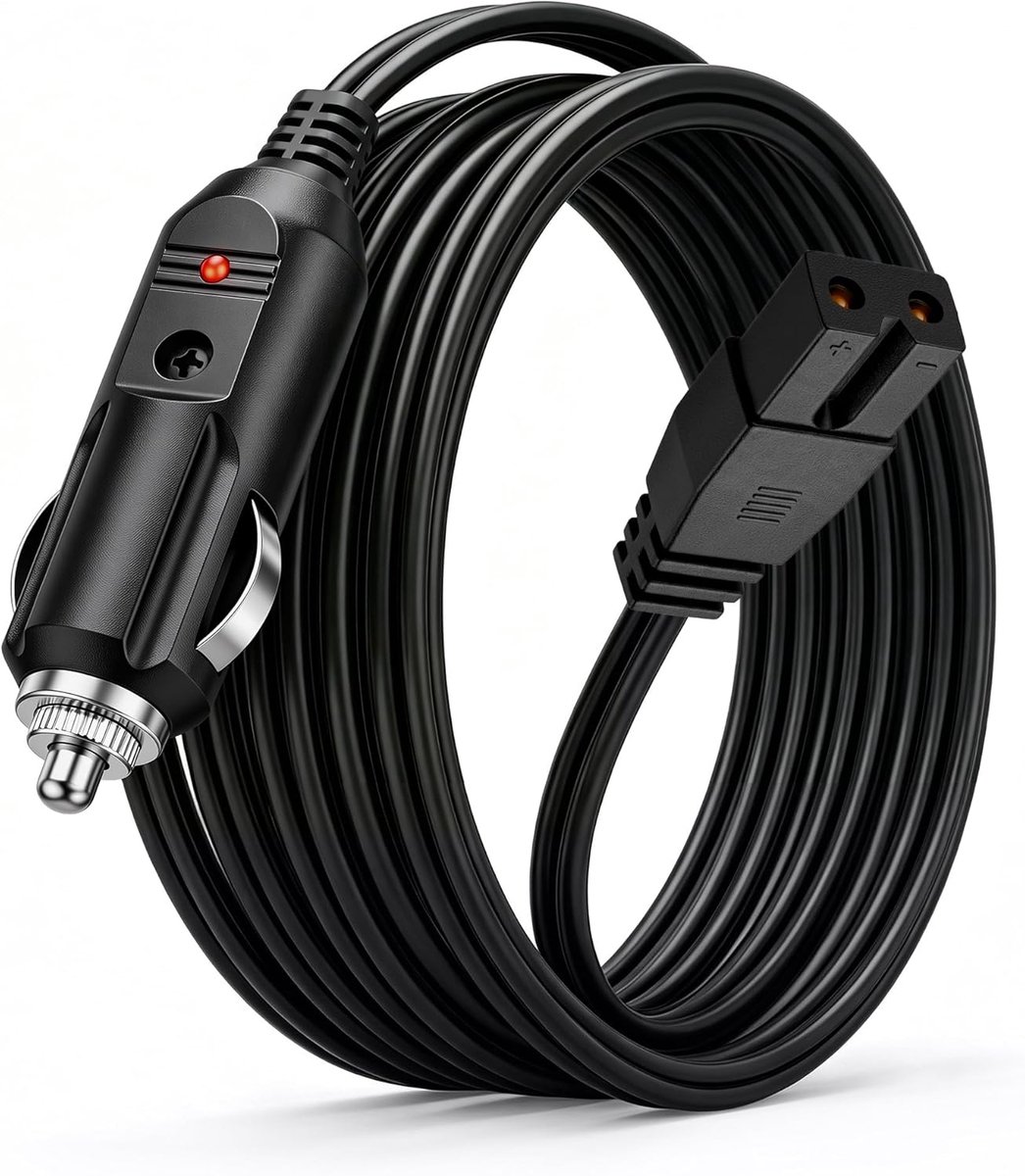 12V Cigarette Lighter to B Tail Plug Interface Special Power Cable for Car Home Dual-Use Mini Fridge Power Cord - ShopVlot
