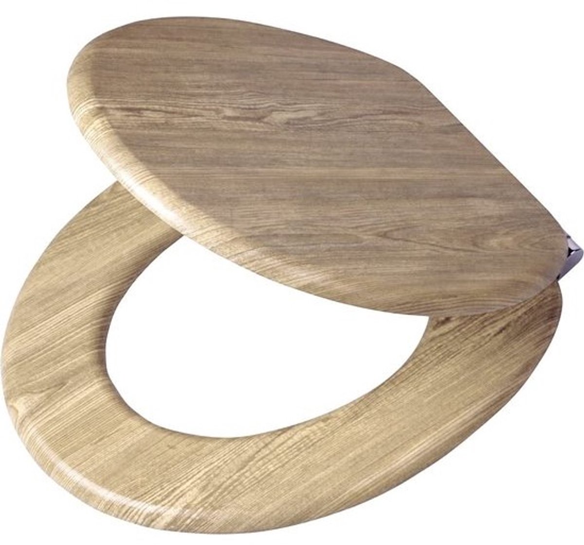 Toiletbril - met softclose - in eikenlook - Comfortabel - krasbestendig