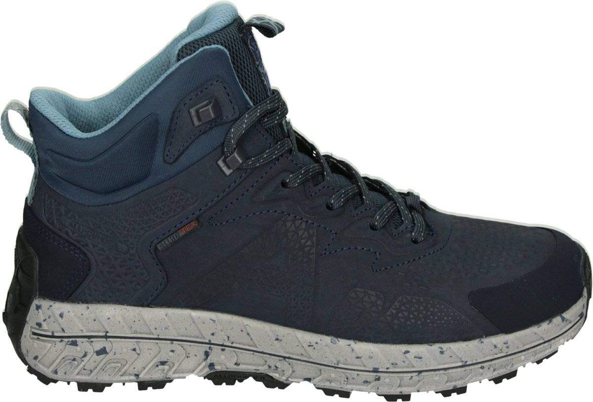 Mephisto Allrounder - X-GRAVEL-TEX NUBUCK 45 - Dames wandelschoenenWandelschoenen - Kleur: Blauw - Maat: 37.5