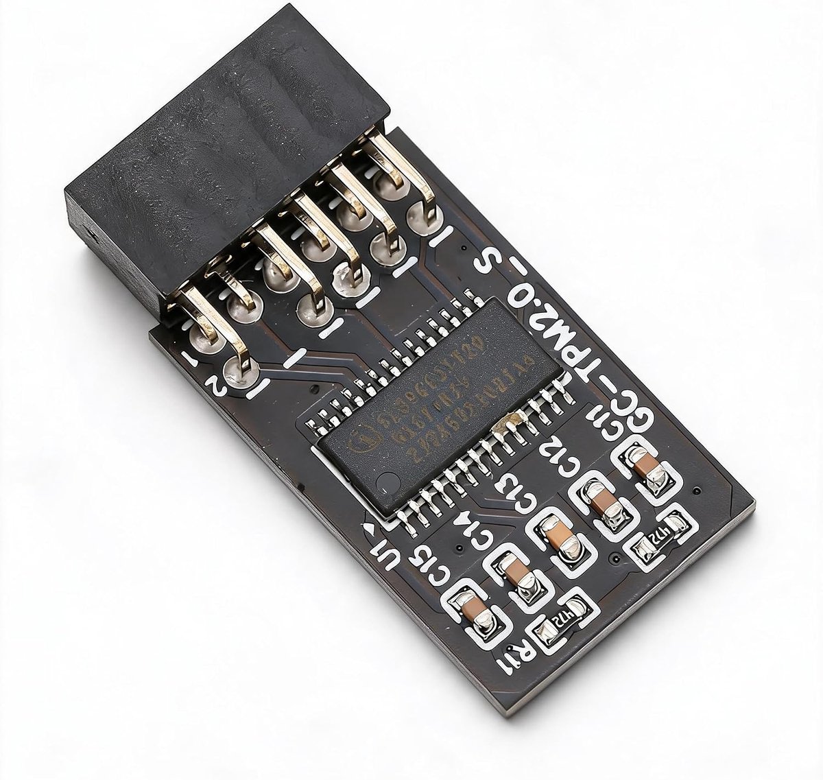TPM 2.0 encryptie beveiligingsmodule - externe kaart 11 upgrade - 12-pins LCP SPI - hoge beveiliging voor moederborden - ShopVlot