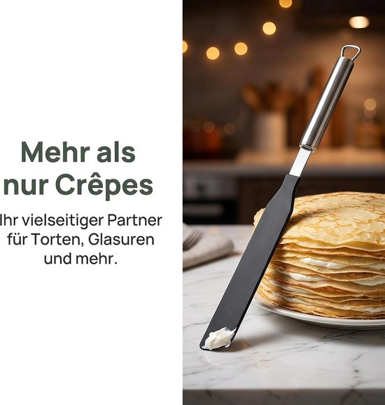 Verdeler set, 3 stuks T-vormige spatel en kwast roestvrij staal 304 — afbeelding 3
