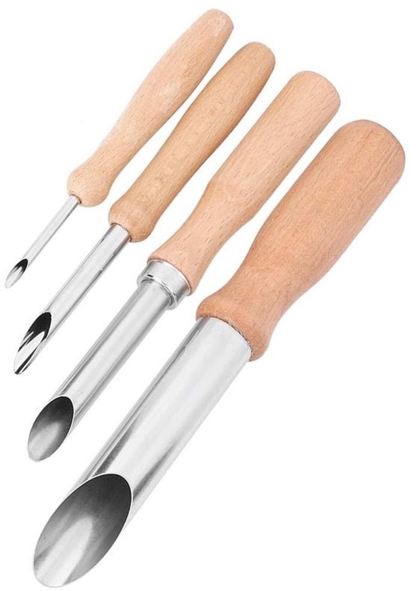 Aardewerk-kleigereedschapset - Rondegatslibsnijder en boren - Beeldhouwtool - Cirkelsnijgereedschap
