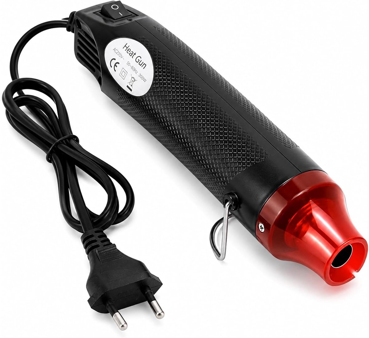 Mini heat gun 220 V 300 W - thermisch pistool - inklapbare houder - ideaal voor knutselprojecten - ShopVlot