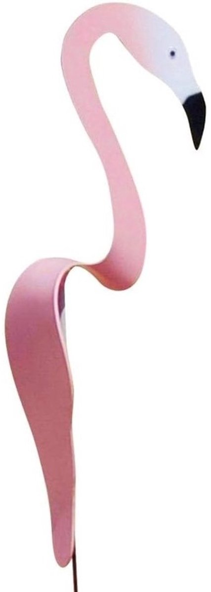 Handgemaakte flamingo-windspinner voor de tuin - ijzeren buitendecoratie voor patio en vijver
