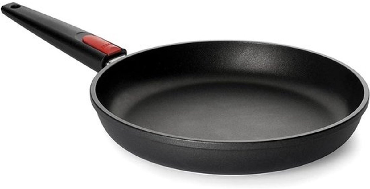 Koekenpan - Titanium - Geschikt voor inductie - Met afneembare steel - 28 cm - Zwart