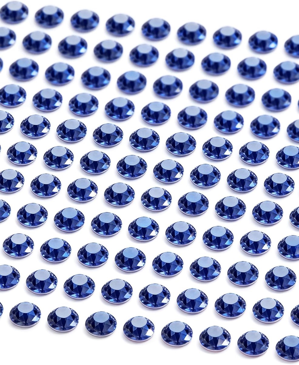 Steentjes Zelfklevend - 147 Stk 10 Mm I Edelstenen Voor Decoratie & Hobby I Nail Charms Strass Steentjes Set Diamantjes Rhinestone Kit Voor Gezicht Kleding Knutselen