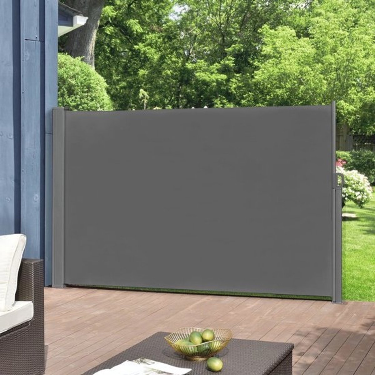 Zijluifel voor balkon en terras - 300x160 cm - Inklapbaar waterafstotend windscherm