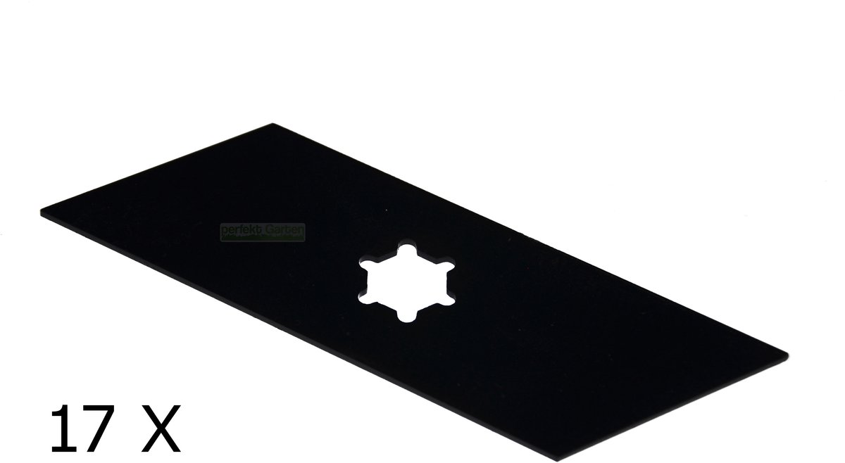 17 x 16,6 cm verticuteermes voor Fleurelle V 40 BL / V40BL / 00.1857.32