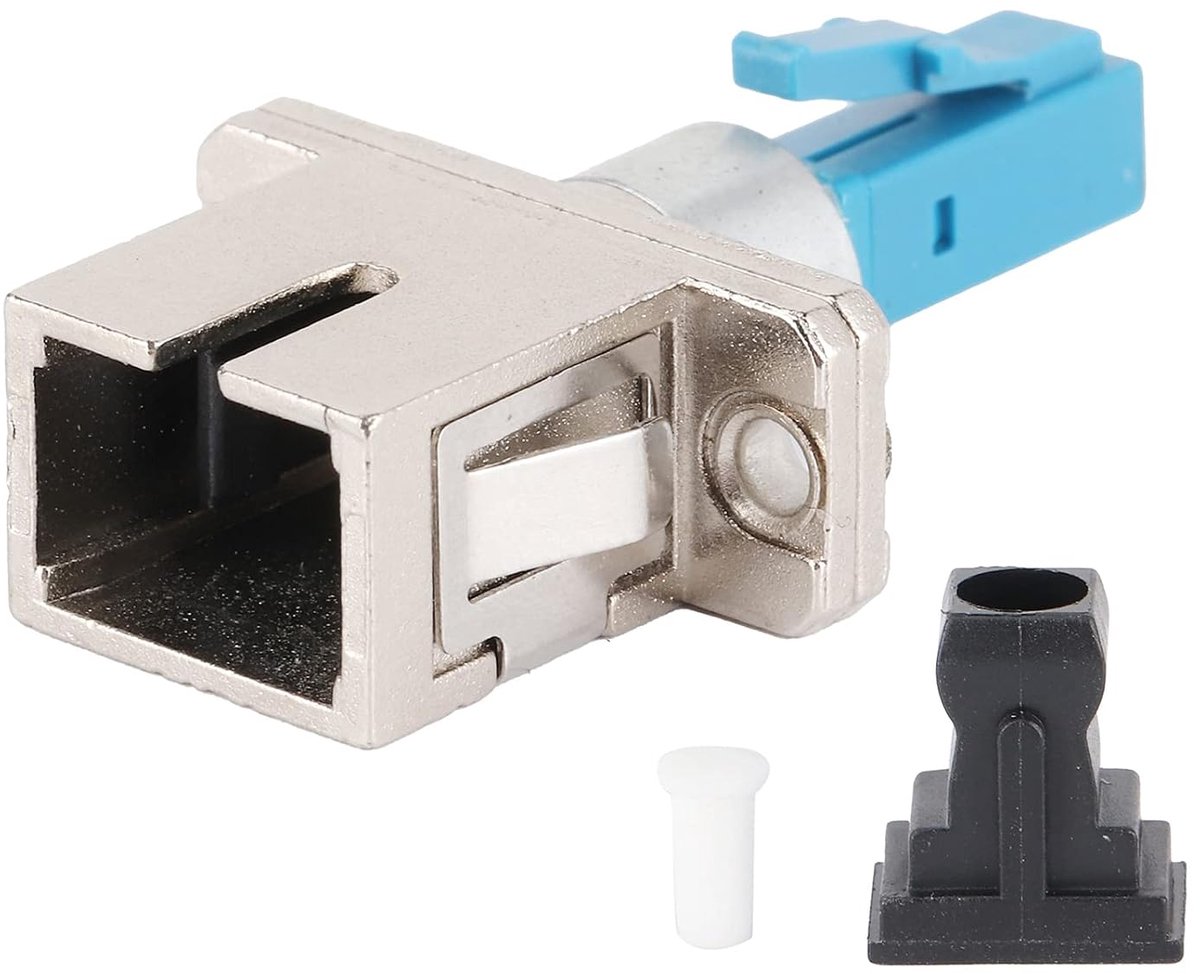 Ejoyous Fiber Adapter Connector, Fiber Optic Adapter Coupler LC Male to SC Female Adapter for Fiber Optic Projects - ShopVlot