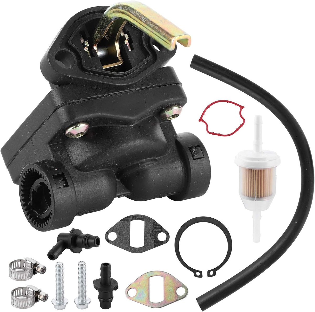 Fuel Pump Kit, Fuel Pump AM133627 Replacement for Kohler Command 11HP 12.5HP Vertical Motors - ShopVlot