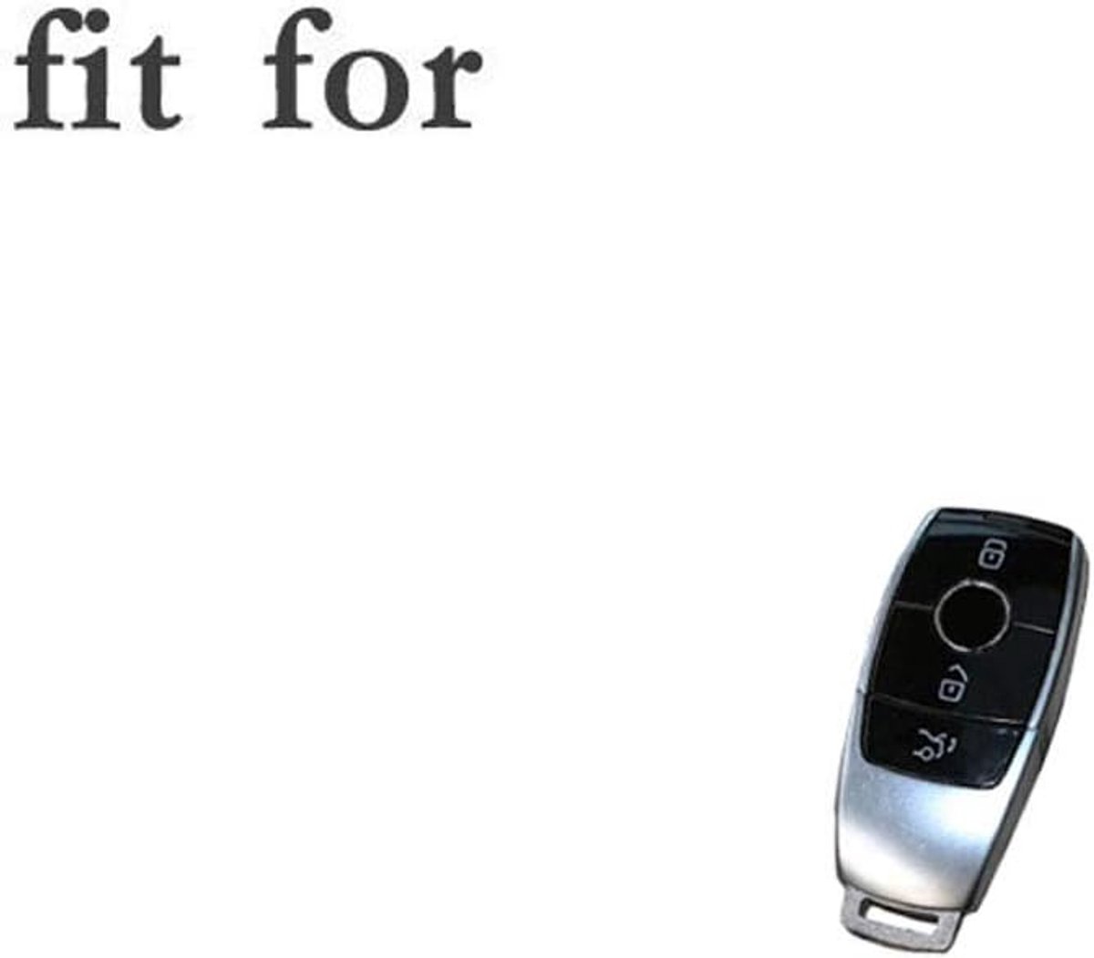 Cover Protector Case Skin Jacket geschikt voor MERCEDES BENZ E Klasse 3 Knop Smart Remote Key Fob CV4957