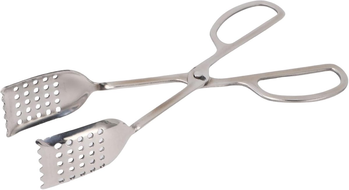 Banapoy Broodtang, Roestvrijstalen Salade Schaar Tang Buffet Voedsel Serveerclip, Keuken Biefstuk Barbecueklip voor Cake, Brood, Catering, Zeevruchten