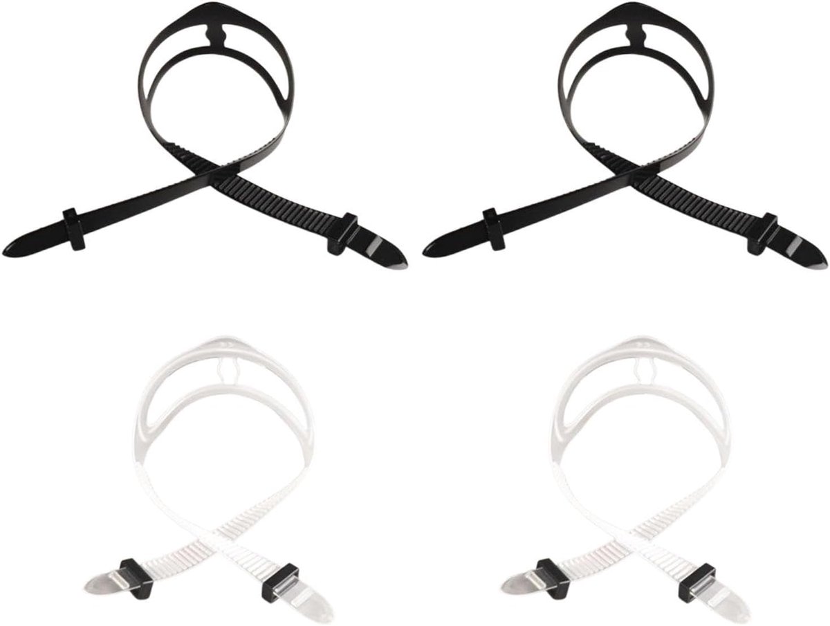 4 Stuks Duiken Maskerende Riemen, Siliconen Duiken Maskerende Riemen, Duiklens Vervangende Riemen, Verstelbare Duikmaskersgordels, Duiklenzenaccessoires