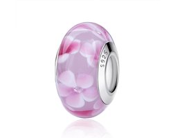Glasbedel, Bedels voor Armbanden en Kettingen voor Vrouwen, 925 Sterling Zilveren Bedel, Pandora, Gnoce en Trollbeads Compatibel Bedel