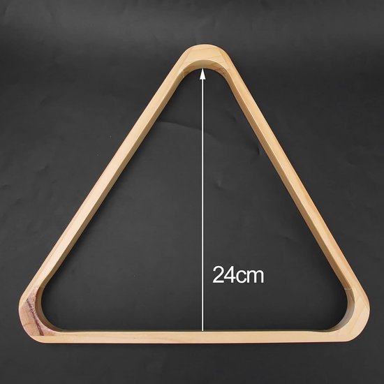 Houten biljart balframe - vintage stijl - eenvoudig te organiseren - snel spelvoorbereiding - m-winkel — afbeelding 2