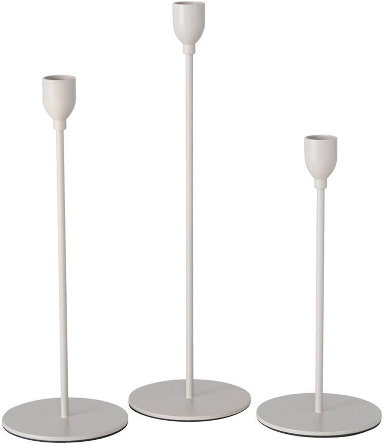 Boltze metalen kandelaars Malte voor dinerkaarsen - model 2016136