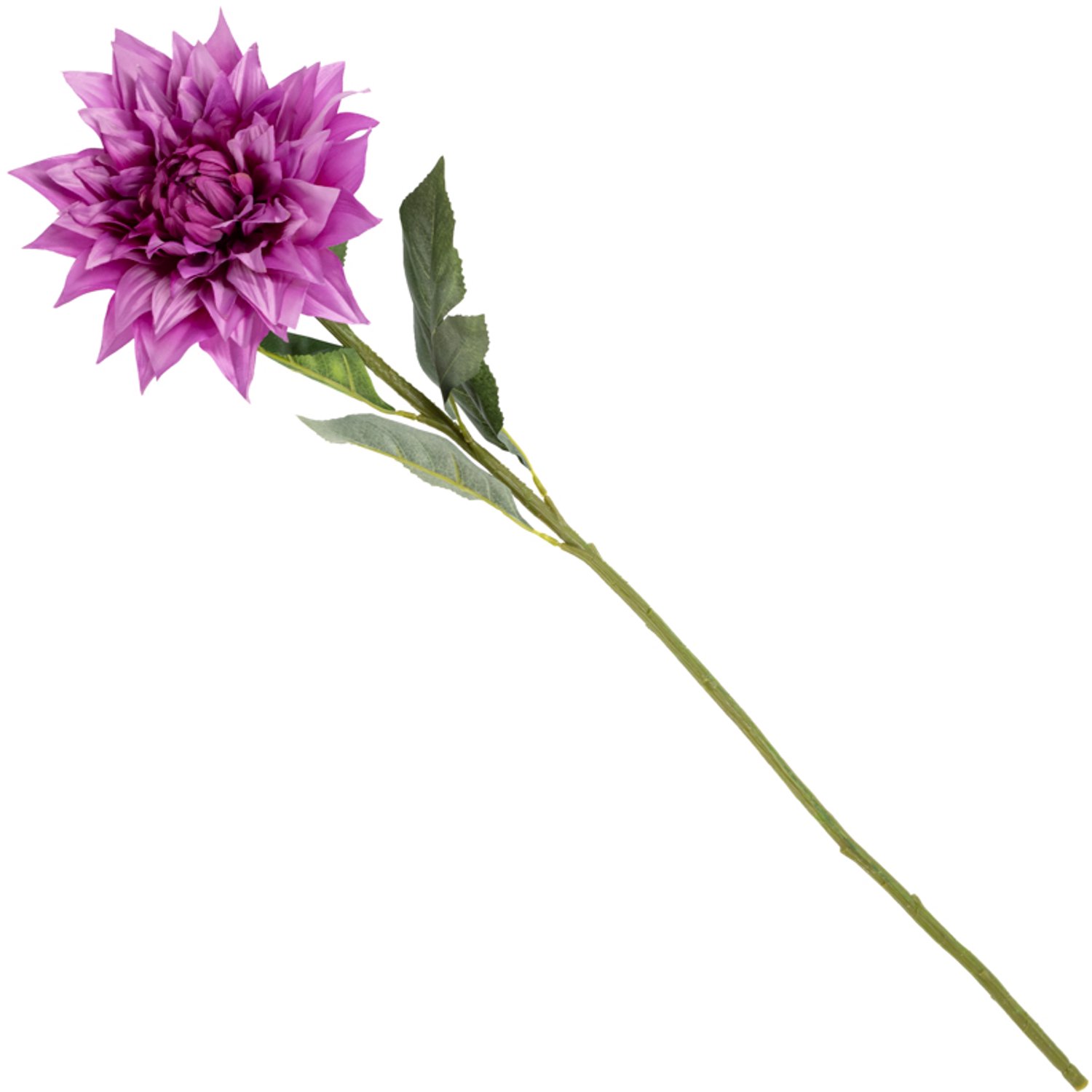Kunstbloem chrysant 80cm lila