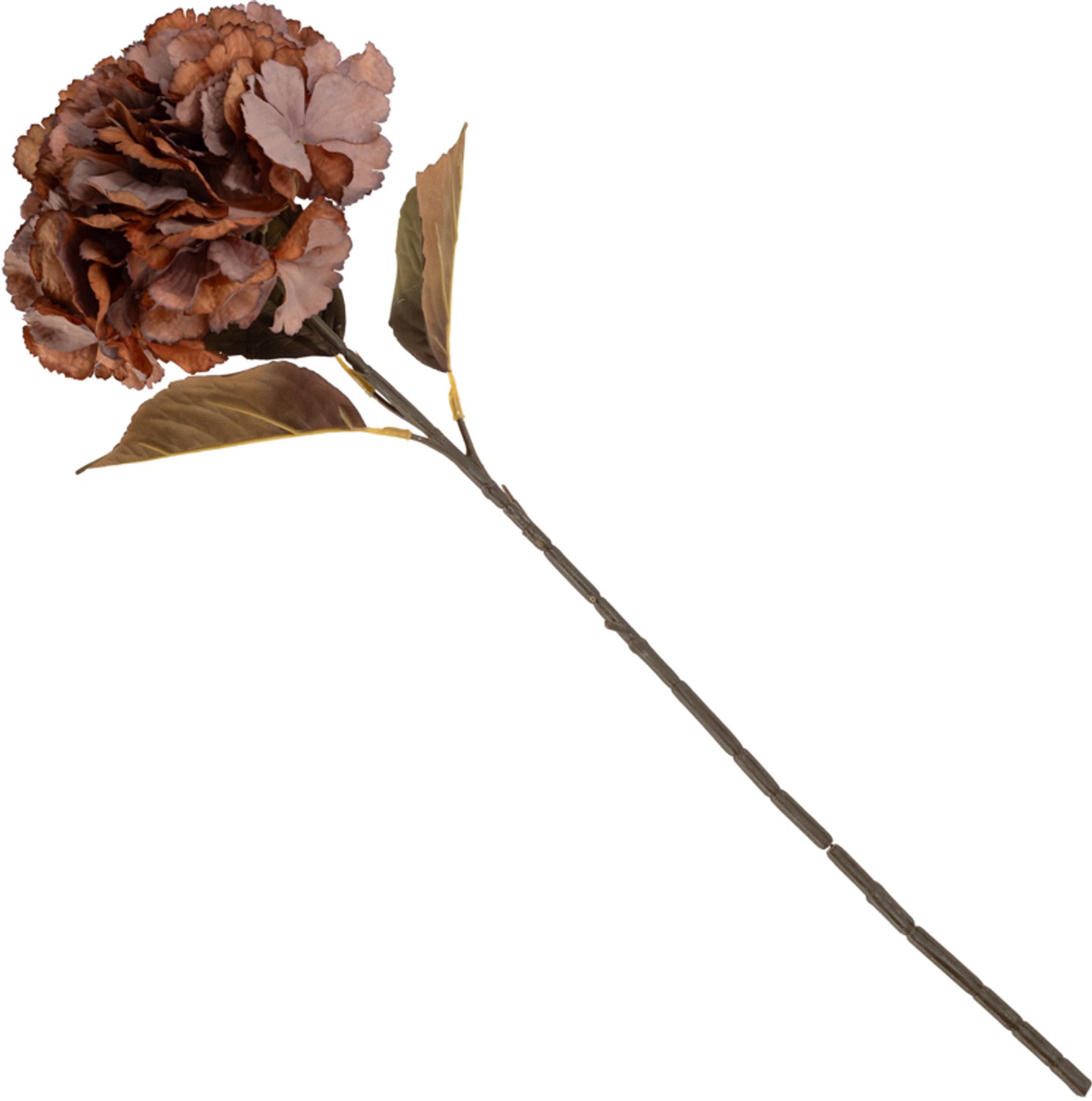 Kunstbloem hortensia 70cm oker