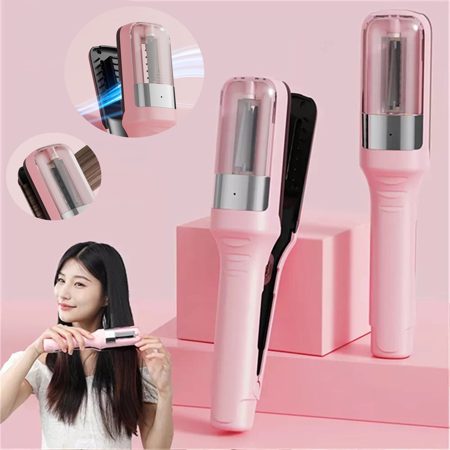 Haartrimmer Voor Gespleten Haarpunten, Met Blue Light Hair Care, Draadloze Trimmer Voor Gespleten Haarpunten, Voor Reizen Vanuit Huis.