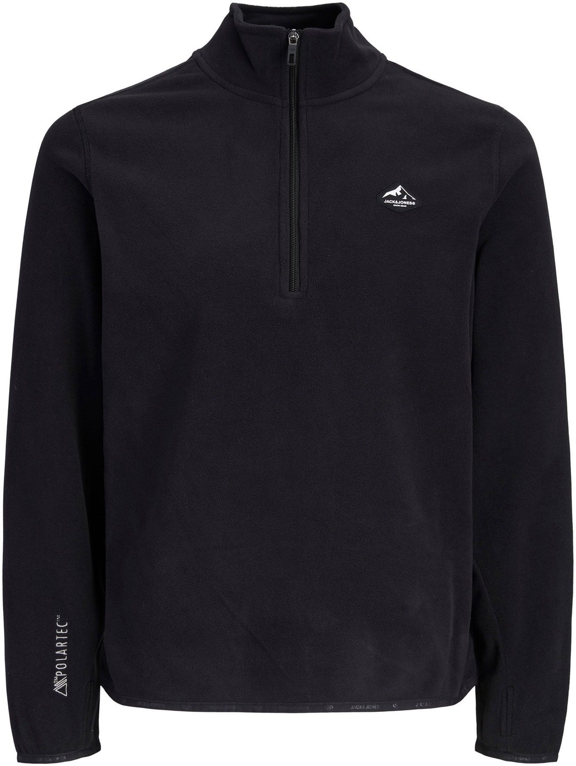 Jack & Jones Tignes Half Zip Sweater Junior Zwart
