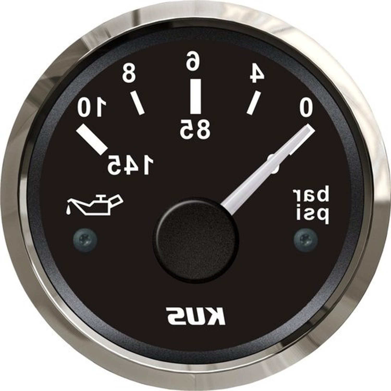 Brandstofdrukmeter - Oliedrukmeter - Motordiagnose - IP67 waterdicht - 0-10 bar - Zwart