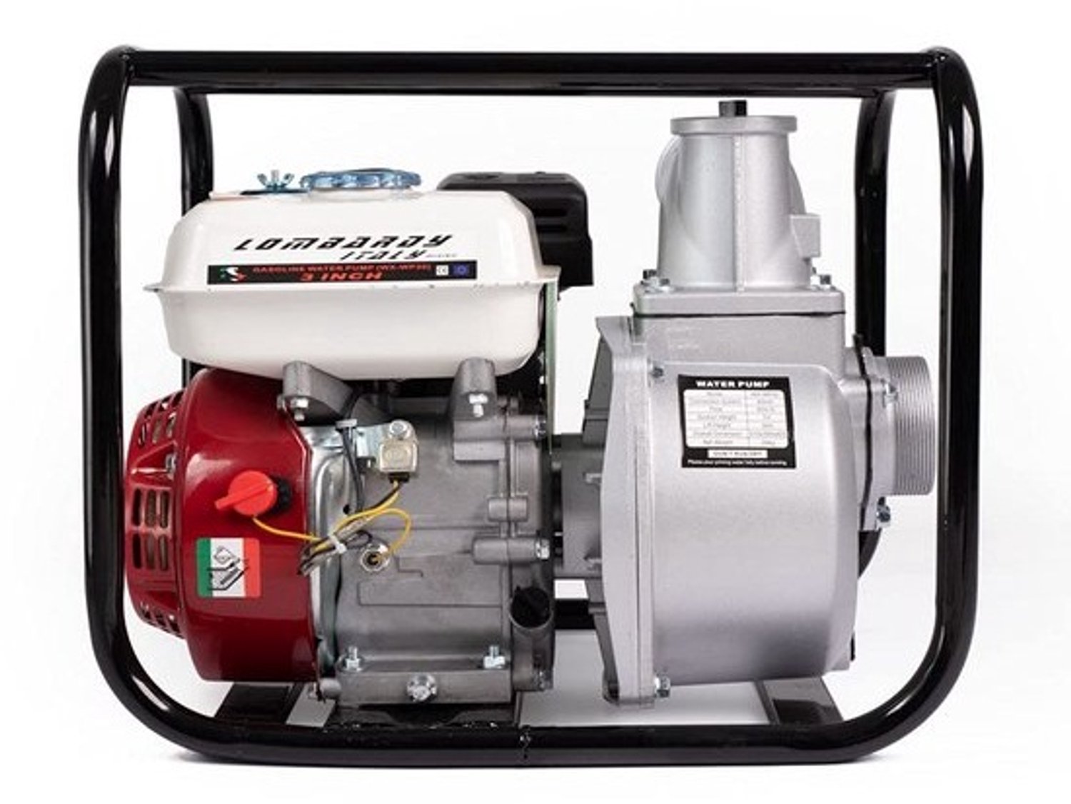 Zelfaanzuigende benzinewaterpomp - 4-taktmotor, 60.000 L/u - Voor tuinieren en besproeiing