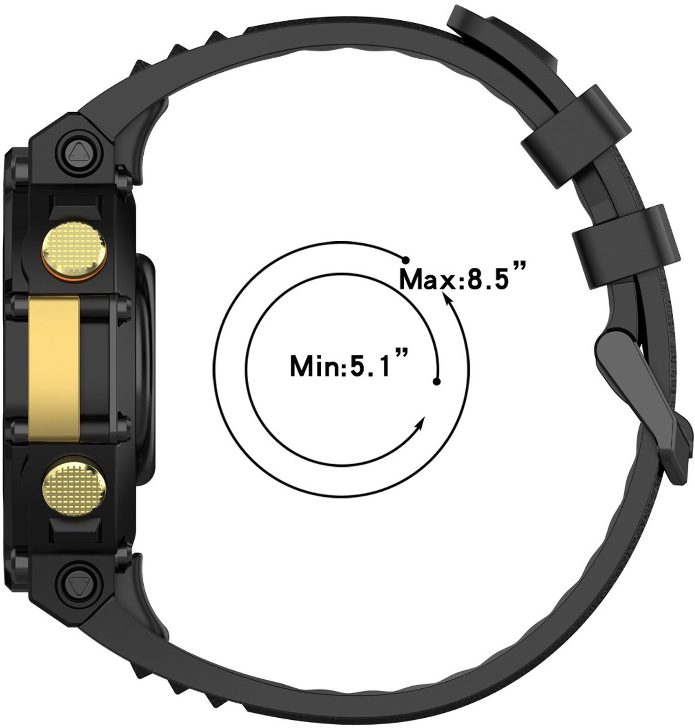 Siliconen horlogebandje voor Amazfit T-Rex 2