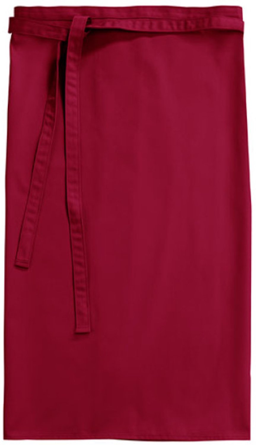CG Workwear Bistro Apron Roma 80 GreeNature CGW0122 - Cherry - 80 x 100 cm