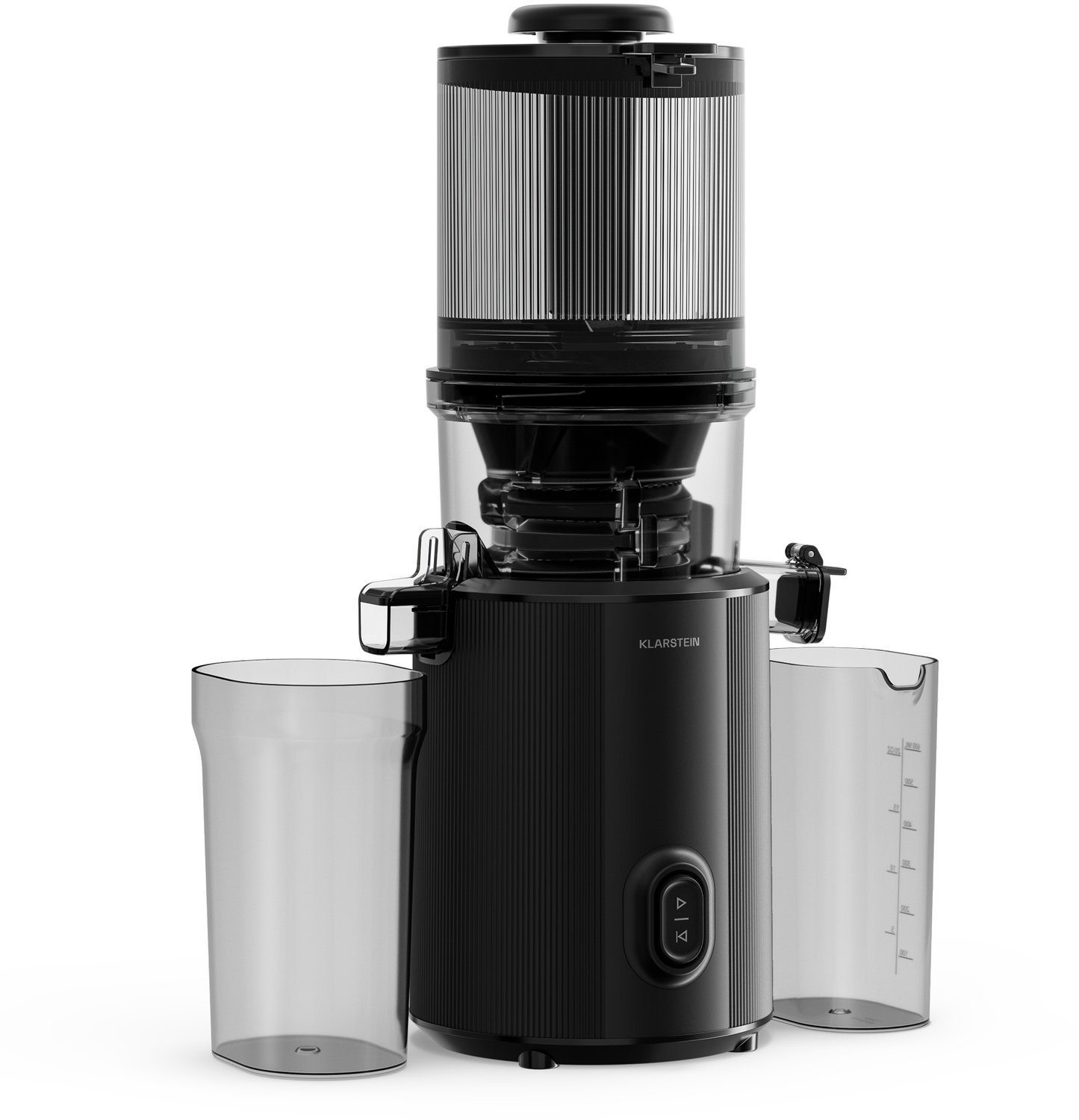 Klarstein, Wavyn, Slowjuicer, krachtige 300 W koudpers-slowjuicer, 130 mm brede vulschacht, 55 rpm, BPA-vrije onderdelen