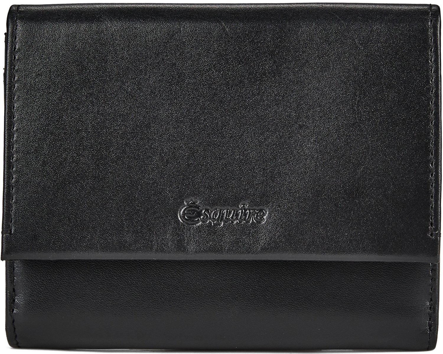 Esquire Silk Portemonnee RFID-bescherming Leder 12 cm - Dames - Horizontaal - schwarz