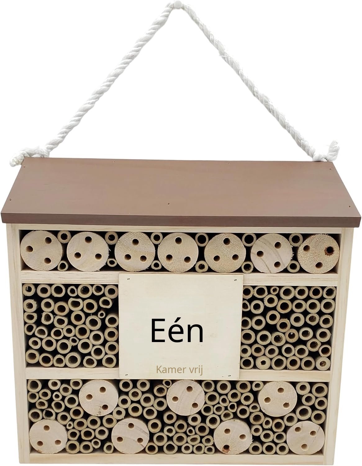 Zivano Insectenhotel - Insectenhotel Bouwpakket - Insectenhuis Vlinders - Beige - 10cm x 30cm x 29cm