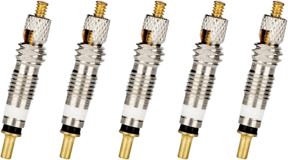 5 Stuks Franse Ventiel Inserts voor Fietsen - Fietsventiel Adapter en Reparatie Accessoires