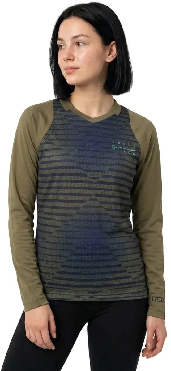 Ion Scrub Trui Met Lange Mouwen Groen XL Vrouw