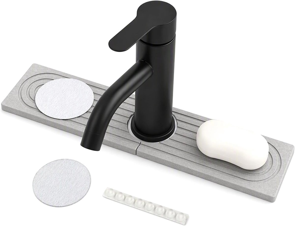 Afdruiprek voor de keuken, compact en praktisch, ideaal voor borden en bestek, 46 x 10 cm