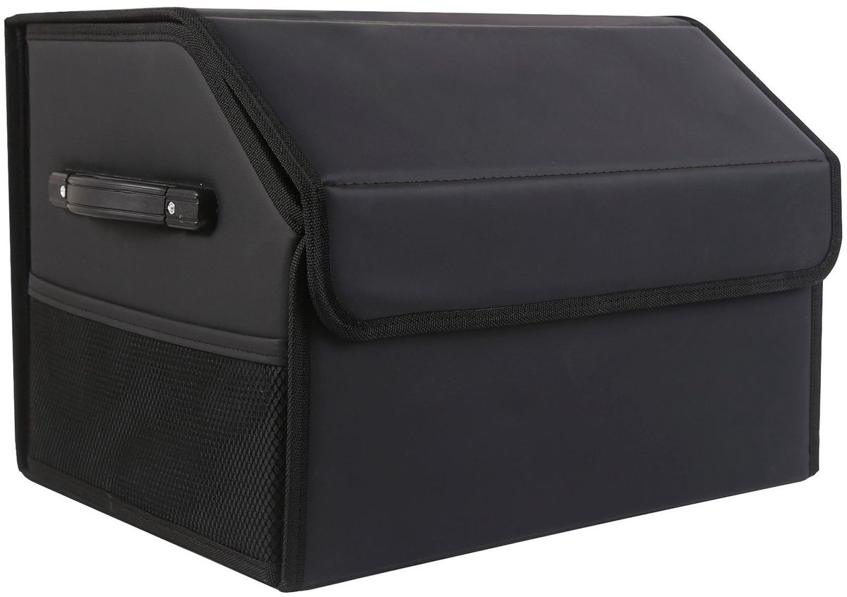 Grote kofferbakorganizer, 38 x 30 cm opvouwbare auto-organizer, waterdichte kofferbakorganizer met deksel, kofferbakopbergruimte voor SUV's