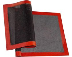 Herbruikbare Perforated Silicone Bakmatten - Antikleef Bakbladen voor Oven, Perfect voor Koekjesdeeg, 30x40cm, Duurzaam en Gemakkelijk Schoon te Maken
