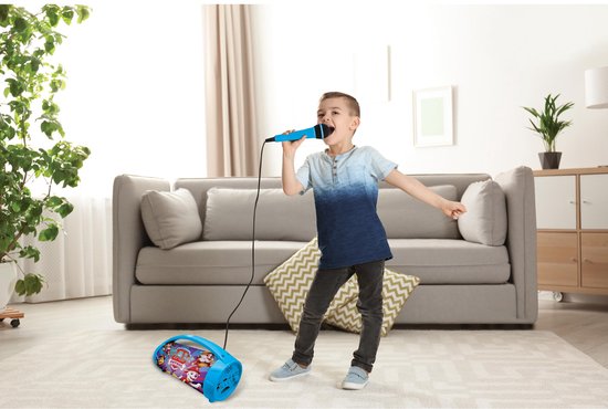 Lexibook, PAW Patrol, Lichtluidspreker Karaoke Plezier, Blauw, BTP585PAZ — afbeelding 5