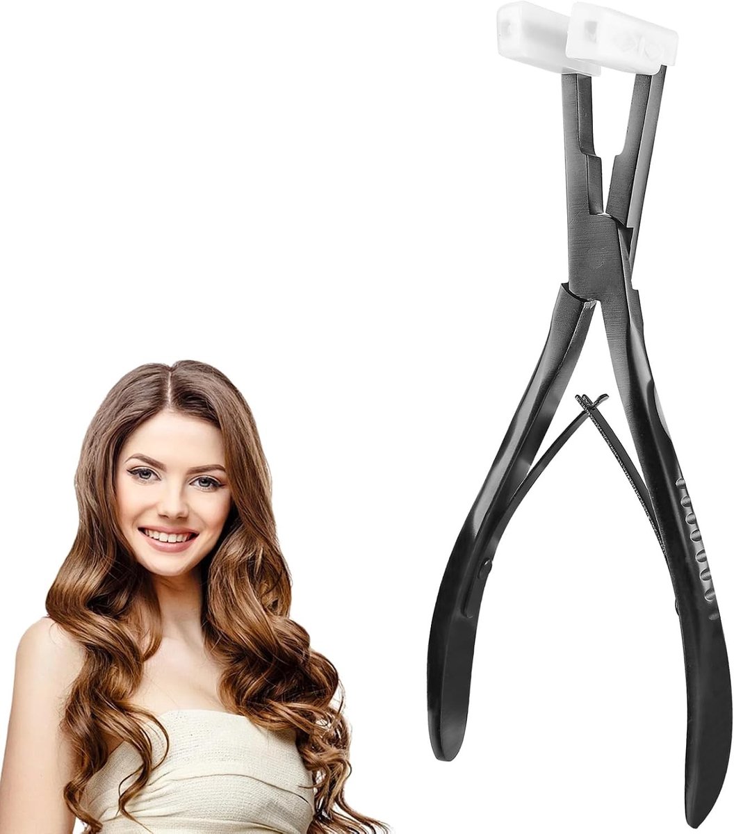 Tape in Hair Extensions voor Professionele Installatie, Styling Tool en Tangen voor Echte Haarverlengingen, Haarverzorging en Salonaccessoires