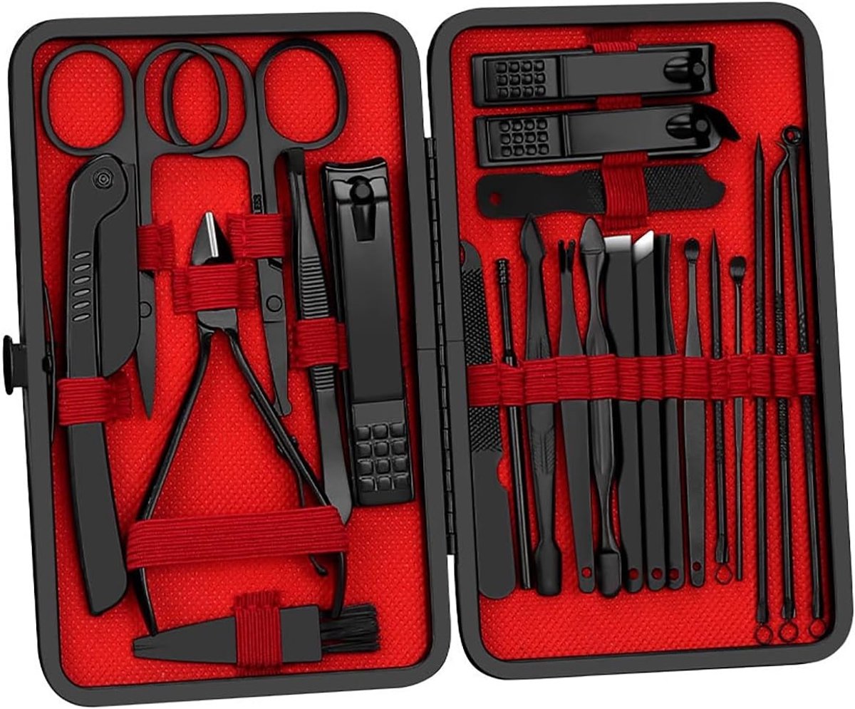 Complete Set van 15 Delen voor Teennagelverzorging - Professionele Nagelknippers, Scharen en Exfoliators voor Dikke en Harde Nagels