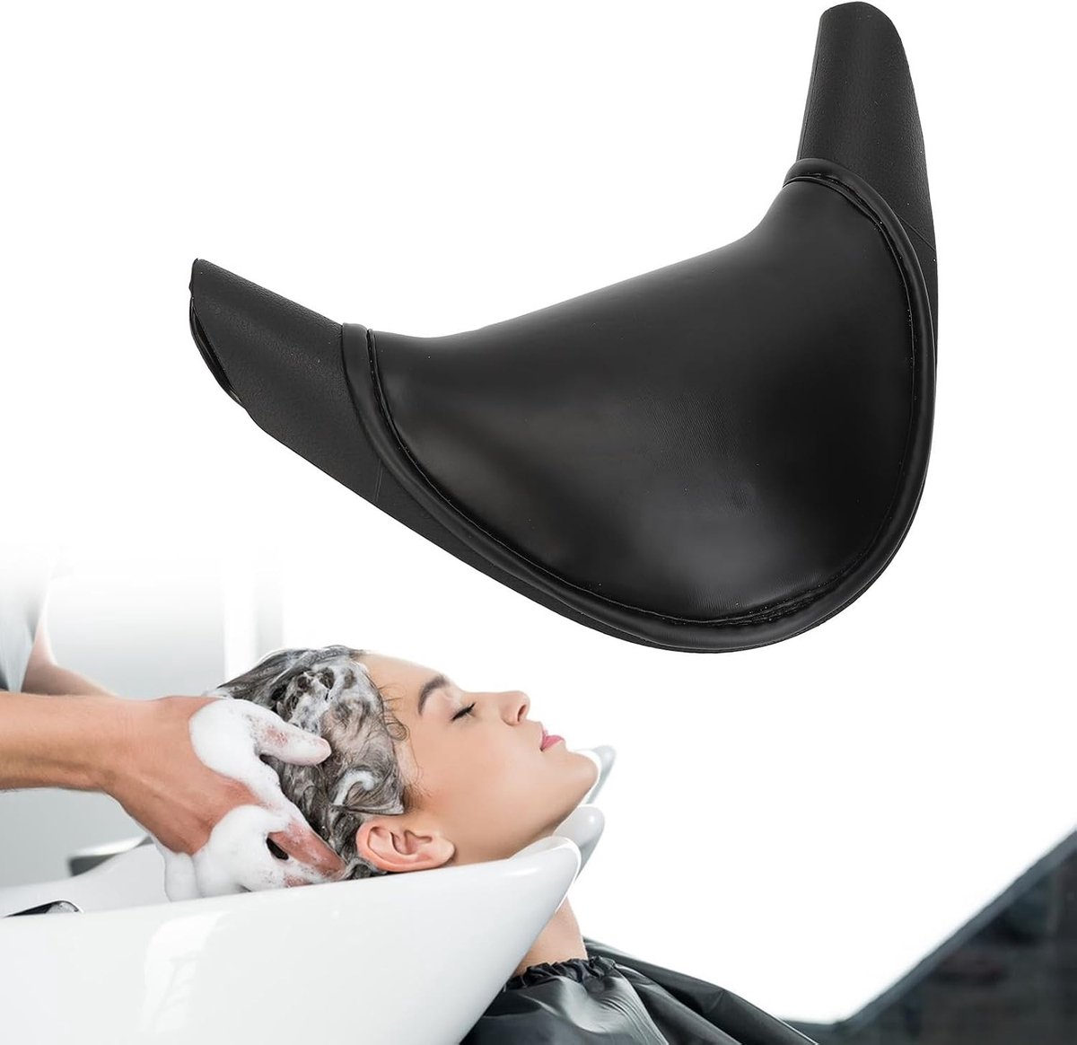 Neck Pillow voor Haarverzorging, Comfortabel Kussen voor Shampoo en Wax, Voorkomt Glijden tijdens Behandelingen