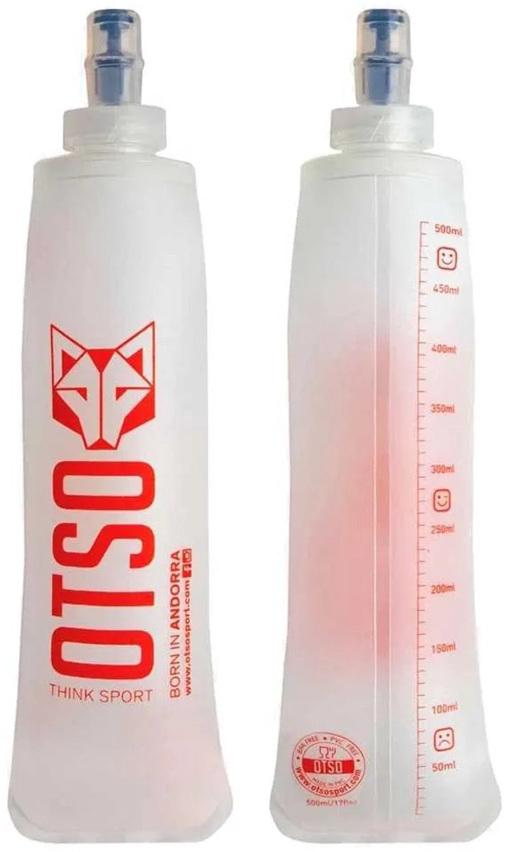 Otso Logo Soft Flask 500ml Transparant